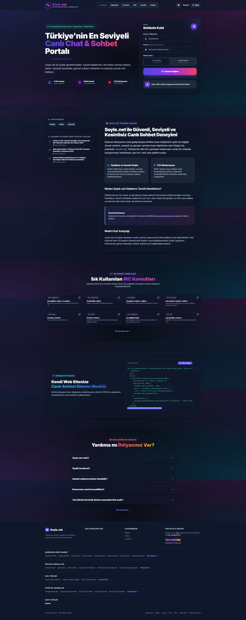 SoyLe.Net Node Projesi
